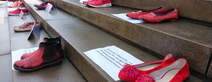 Aktion Rote Schuhe
